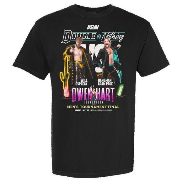 Aew Double Or Nothing 2025 Will Ospreay Vs Hangman Adam Page Shirt - Picture 1 of 4